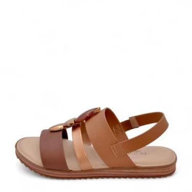 Imagem de Sandália Feminina Modare Rasteira REF: 7141144 NAPA FLOATHER, Camel, 3