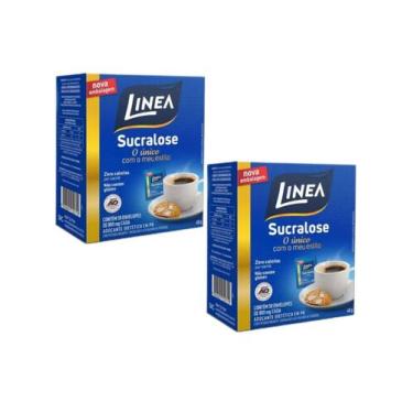 Imagem de Adoçante Dietético em Pó - Linea Sucralose - Kit com 100 unidades