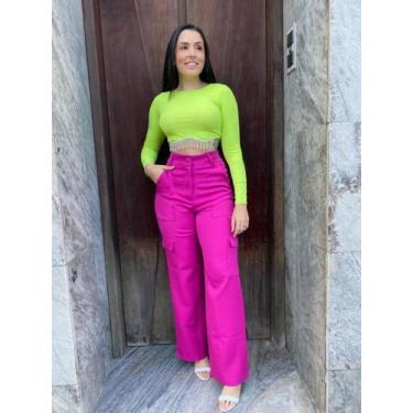 Imagem de Calça cargo alfaiataria - Lara fashion 