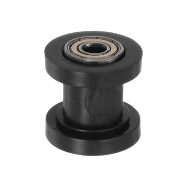 Imagem de Tensor de polia de rolo de corrente 8 mm Nylon Groove Type Guide Wheel Slider para mini motocicleta Dirt Bike ATV Go-Kart, preto