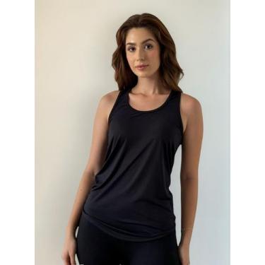 Imagem de Regata Feminina Dry Fit Básica Treino Academia Fitness Comuv - caminha