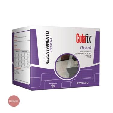 Imagem de Rejunte Colafix Junta Fina 1kg - Cerejeira