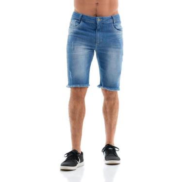 Imagem de Bermuda Jeans Masculina Arauto Slim Kasper-Masculino