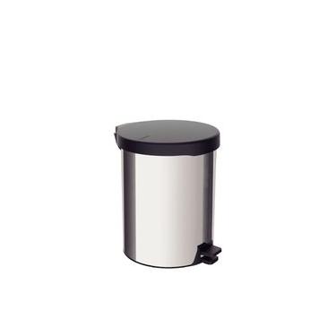 Imagem de Lixeira com Pedal 12 Litros New Tramontina em Aço Inox Polido com Tampa Plástica