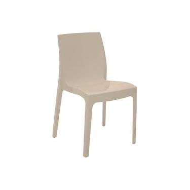 Imagem de Cadeira Tramontina Alice Brilho em Polipropileno Areia