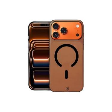 Imagem de Capa para iPhone  17 Pro Max - Crystal Slim Magsafe - NÃO AMARELA - Dark - Gshield