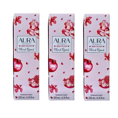 Imagem de Aura by duques body splash flor de roma 200ml 3 unidades + brinde