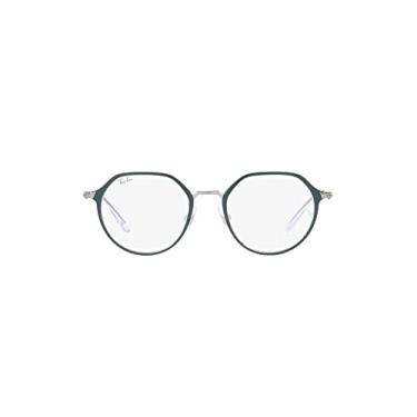 Imagem de Ray-Ban Ry1058 Jack armação redonda para óculos de grau, Verde fosco na lente Gunmetal/Demo, 45 mm