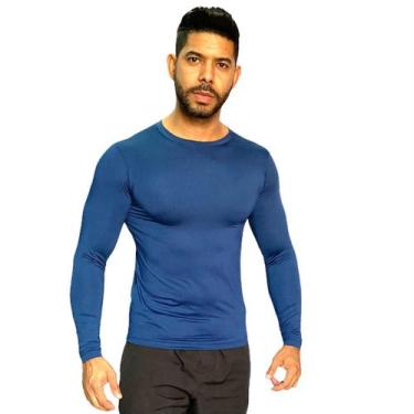 Imagem de Camisa Térmica Masculina Blusa Térmica Proteção UV Fator 50+ - Traspad