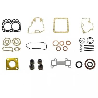 Imagem de EVICTORY Anel de pistão para motor Mitsubishi L2E + rolamento principal + kit de junta completa