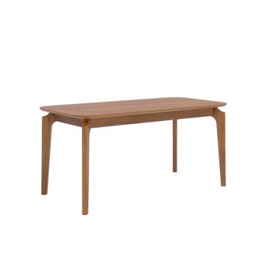 Imagem de Mesa de Jantar Retangular com Tampo de MDF Ficus Cinamomo 160 cm