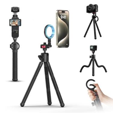 Imagem de ULANZI Tripé Magnético Flexível MT30 compatível com iPhone 17-12 Series, Suporte MagSafe para Telefone e Câmeras, Rosca 1/4, Tripé Polvo Dobrável para Fotos e Gravação