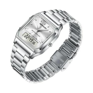 Imagem de Relógio Esportivo De Quartzo Unissex À Prova D'Água De Luxo SANDA Com 