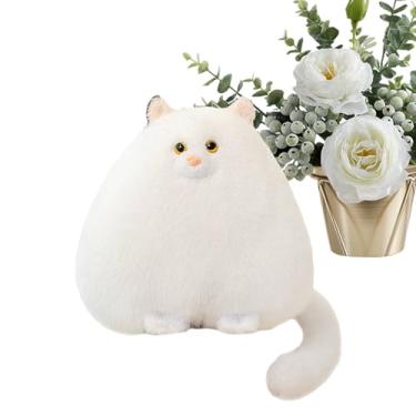Imagem de Bicho de pelúcia de gatinho | Almofada macia e calmante - Brinquedos de pelúcia para crianças - para crianças, meninos, meninas, adolescentes, homens, mulheres, filho, filha, família e amigos