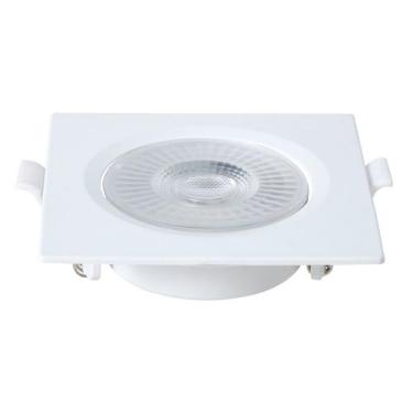 Imagem de Spot LED Embutir Quadrado Bivolt 6W - Branco 3000K e 6500K - blumenau