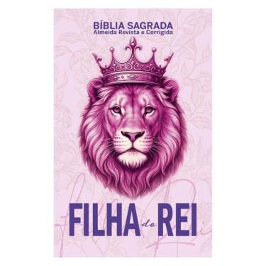 Imagem de Bíblia Sagrada - Filha Do Rei - Edição De Luxo | Revista E Corrigida, Capa Dura E Palavras De Jesus
