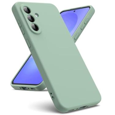 Imagem de Capa de telefone adequada para Samsung Galaxy A36 5G [capa de silicone líquido] [interior de microfibra] capa de borracha silicone gel TPU líquido à prova de choque para Samsung Galaxy A36 5G