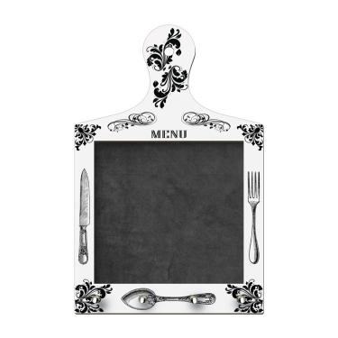 Imagem de Porta Chaves Com Lousa Tábua de Carne Decorativa C03 - D'Rossi