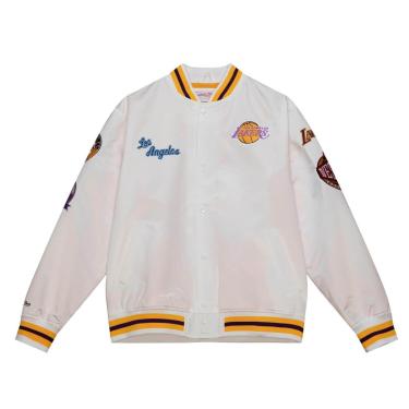 Imagem de Jaqueta Mitchell & Ness City Collection Lightweight Satin Los Angeles Lakers Masculino-Masculino