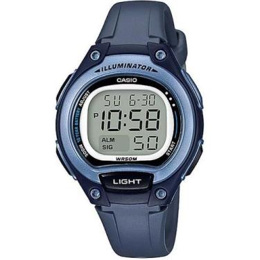 Imagem de Relógio CASIO feminino digital azul LW-203-2AVDF
