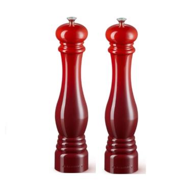 Imagem de KIT LE CREUSET MOEDORES DE PIMENTA E SAL EM PLÁSTICO ABS 30CM VERMELHO