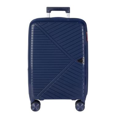 Imagem de Mala de bordo viagem 20" polipropileno Detroit - Grandbag, Azul marinh