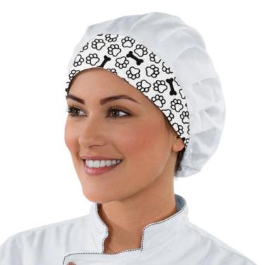 Imagem de Touca Gorro Para Chef Cozinha Unissex Estampas Variadas Cores Outlet D