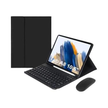Imagem de Capa Com Teclado Bluetooth Sem Fio E Suporte Inteligente Para Samsung 