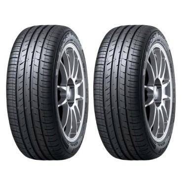 Imagem de Kit 2 Pneus Dunlop 195/55R15 85V Sport FM800 Aro 15 Performance e Segu