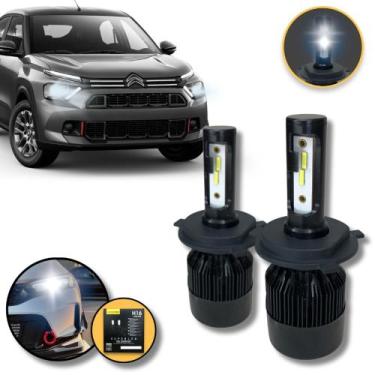 Imagem de Lâmpada Super Led Farol Alto E Baixo H4 8000k Citroen Basalt - Tech On