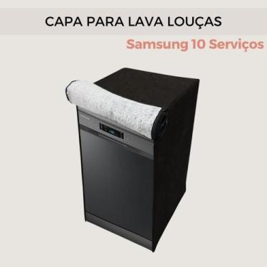 Imagem de Capa para lava louças samsung 10 serviços impermeável flex - Capas FLE