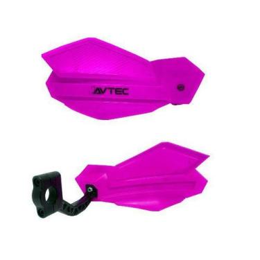 Imagem de Protetor De Mão Avtec Mx1 Universal Motocross Trilha, Rosa / Preto
