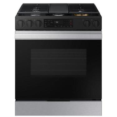 Imagem de Fogão Samsung 5Q Série 3 Wi-fi E Air Fry 170l Preto Inox NSG6DG8300SRA