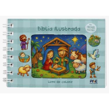 Imagem de Livro De Colorir Cute E Comfy Bíblia Ilustrada Capa Dura (32 Desenhos)