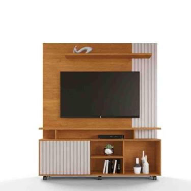 Imagem de Home Para TV 65'' Serrano New Ripado Porta de Correr C/Rodízios COR:Ci