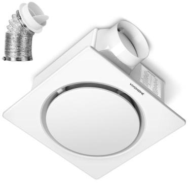 Imagem de Exaustor de banheiro VIVOHOME 110 CFM com motor economizador de energi