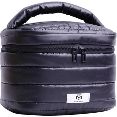 Imagem de Necessaire Puffer Moda Travel Maquiagem Viagem Organizadora