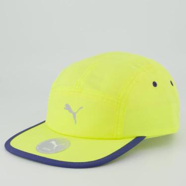 Imagem de Boné Puma Ess Running 5 Panel Amarelo, Único