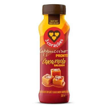 Imagem de Cappuccino Pronto Caramelo Salgado 3 Corações 260ML