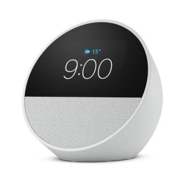 Imagem de Novo Echo Spot com Alexa 2024  Despertador inteligente com som vibrant