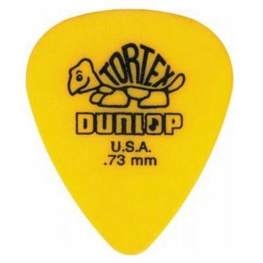Imagem de Palheta Tortex 0,73mm Amarela - Dunlop