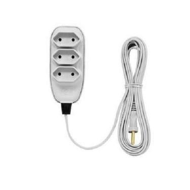 Imagem de Extensão Régua Elétrica Filtro De Linha Tripla 10M Reforçada