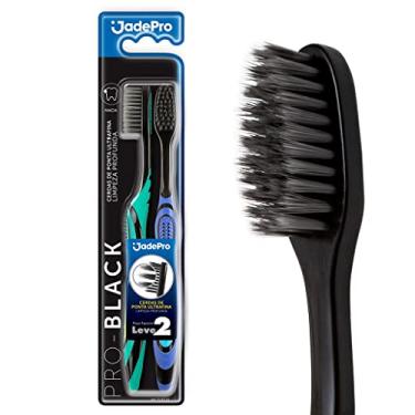 Imagem de JADEPRO Escovaova Dental Jadepro Pro Black Macia C/02 Un