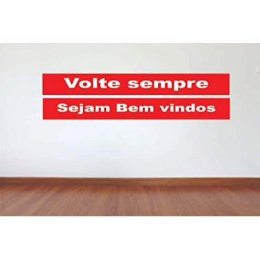 Imagem de Adesivo Faixa Decorativa Volte Sempre,bem Vindo 1mx15
