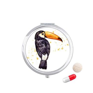 Imagem de Porta-comprimidos tropicais Ramphastos Toco Bird Caixa de armazenamento de remédios