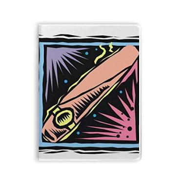 Imagem de Diário de capa macia para caderno de anotações com elementos culturais de relógio Vector México