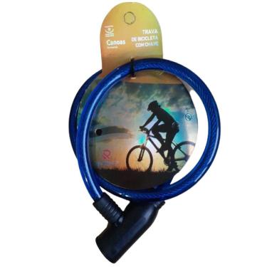 Imagem de Corrente Trava Cadeado Para Bike Bicicleta Moto 11mm x 650mm