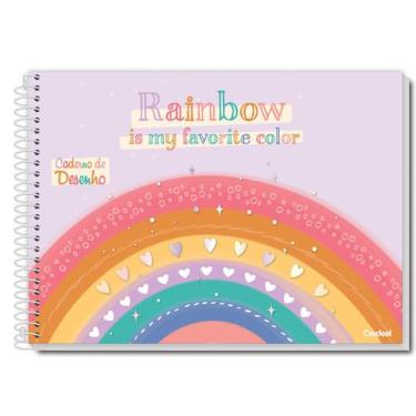 Caderno de Desenho para colorir Menina 80 folhas - Liz Artes