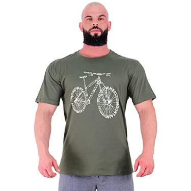 Imagem de Camiseta Tradicional Bicolor Masculina Básica MXD Conceito MTB Mountain Bike Speed Gravel T-Shirt Ciclismo Casual (M, Opção 09)