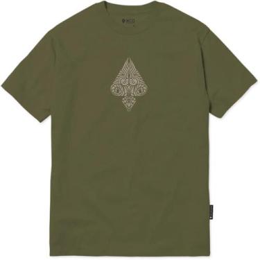 Imagem de Camiseta Mcd Regular Espada Ornamentos Sm24 Verde Peyote